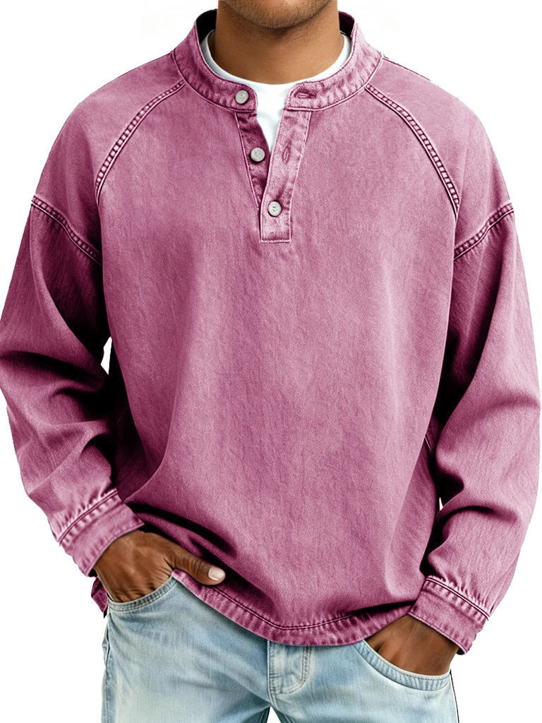 Shirt Solid Color Long Sleeve Shirt
