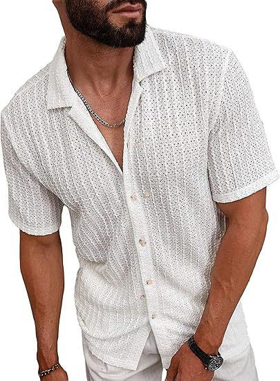 Knitted Hollow Casual Shirt