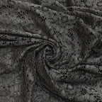 Black Lace Long Sleeve Slim Fit Long Dress