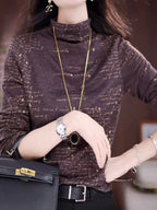 Bottom shirt double-sided velvet thermal top