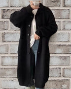 Cozy Oversized Cardigan ?¡ìC Thick Stand Collar Winter Coatigan