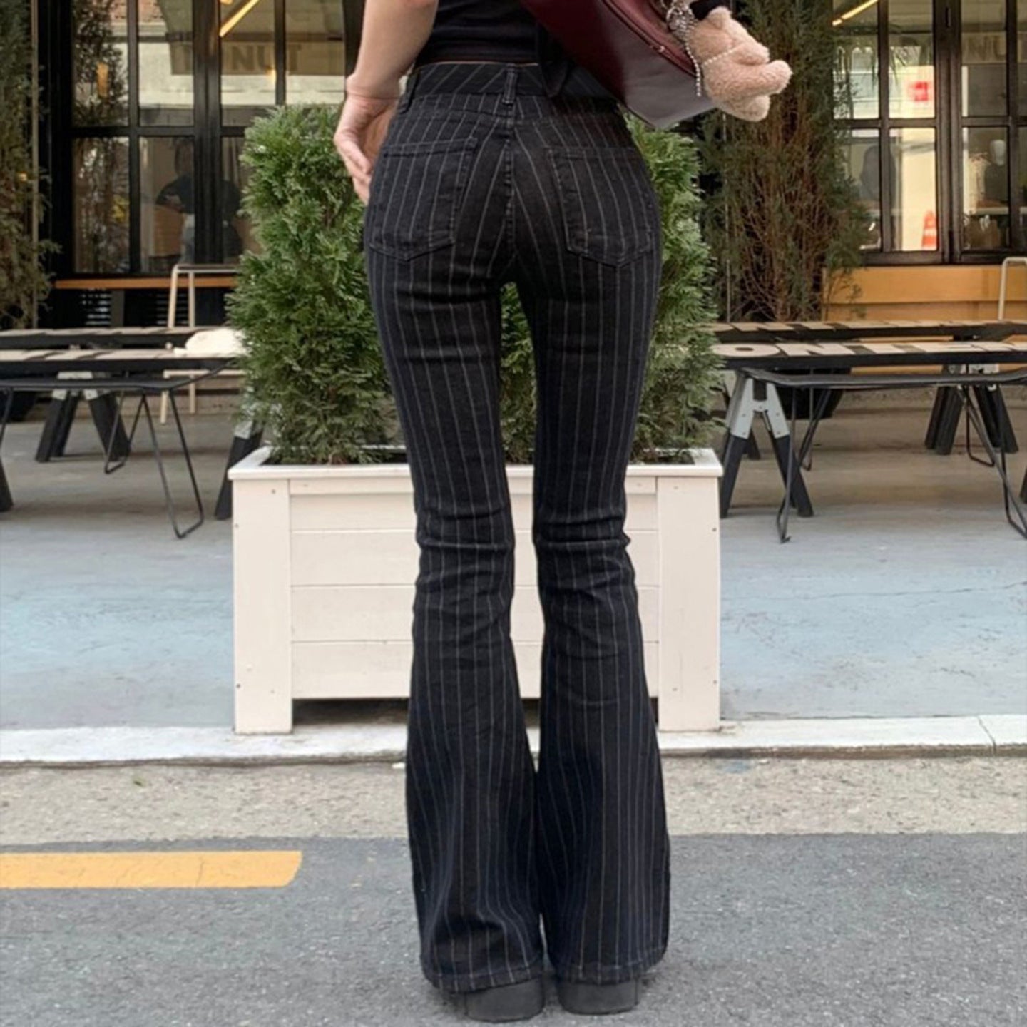 Straight casual jeans