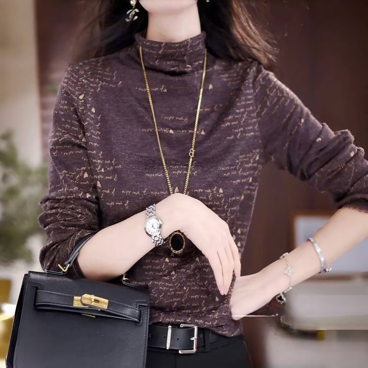 Bottom shirt double-sided velvet thermal top