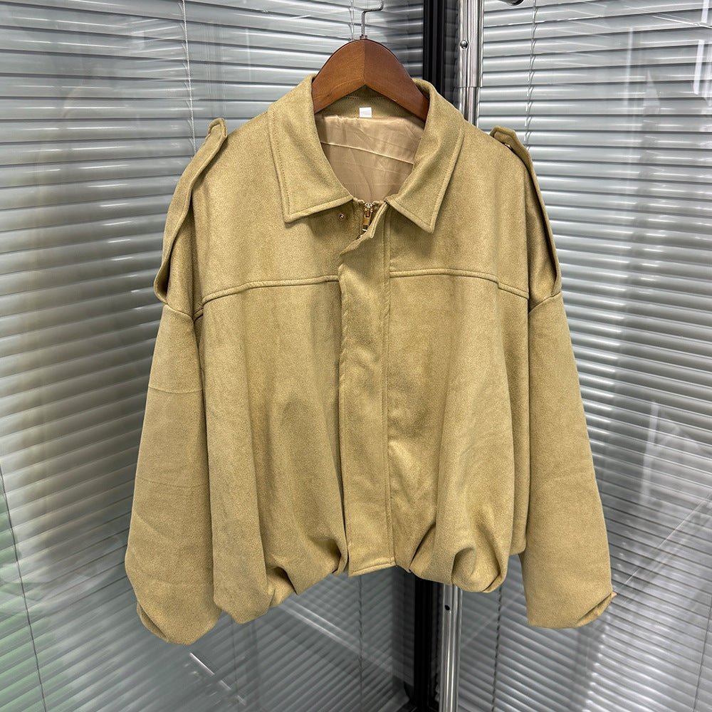 Suede Loose Jacket