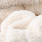 Simple thermal hooded down jacket