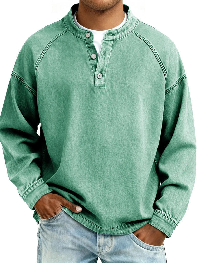 Shirt Solid Color Long Sleeve Shirt
