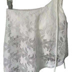 Yoga suit vest with lace mesh outside