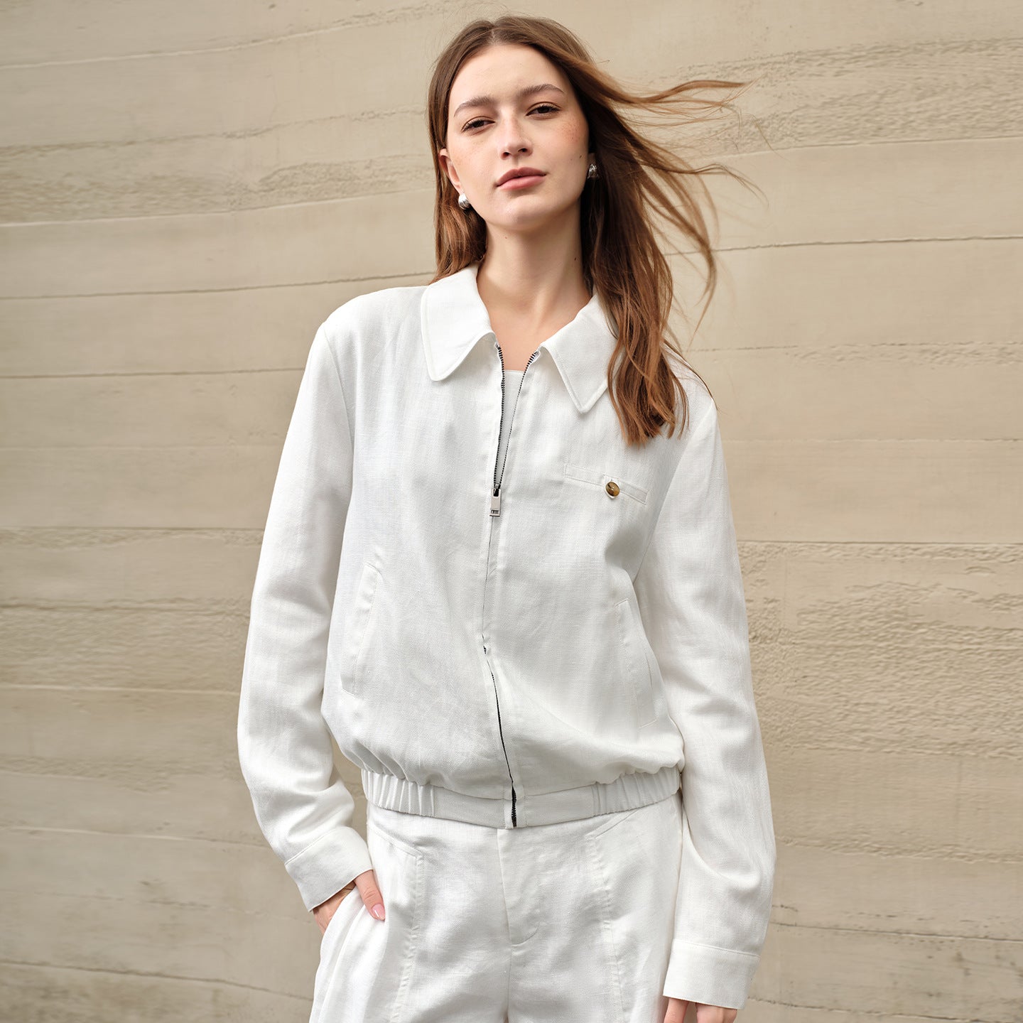 French linen jacket