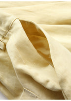 Loose straight three-point pants