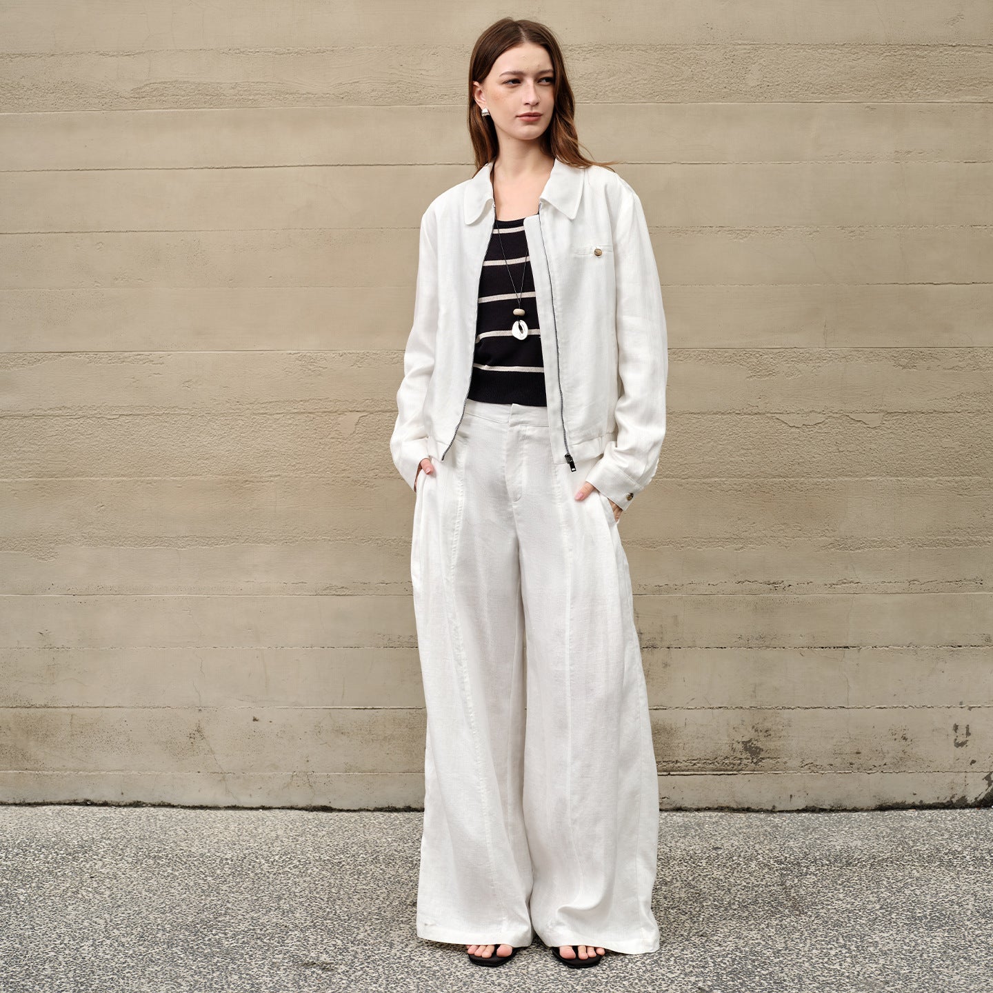 French linen jacket