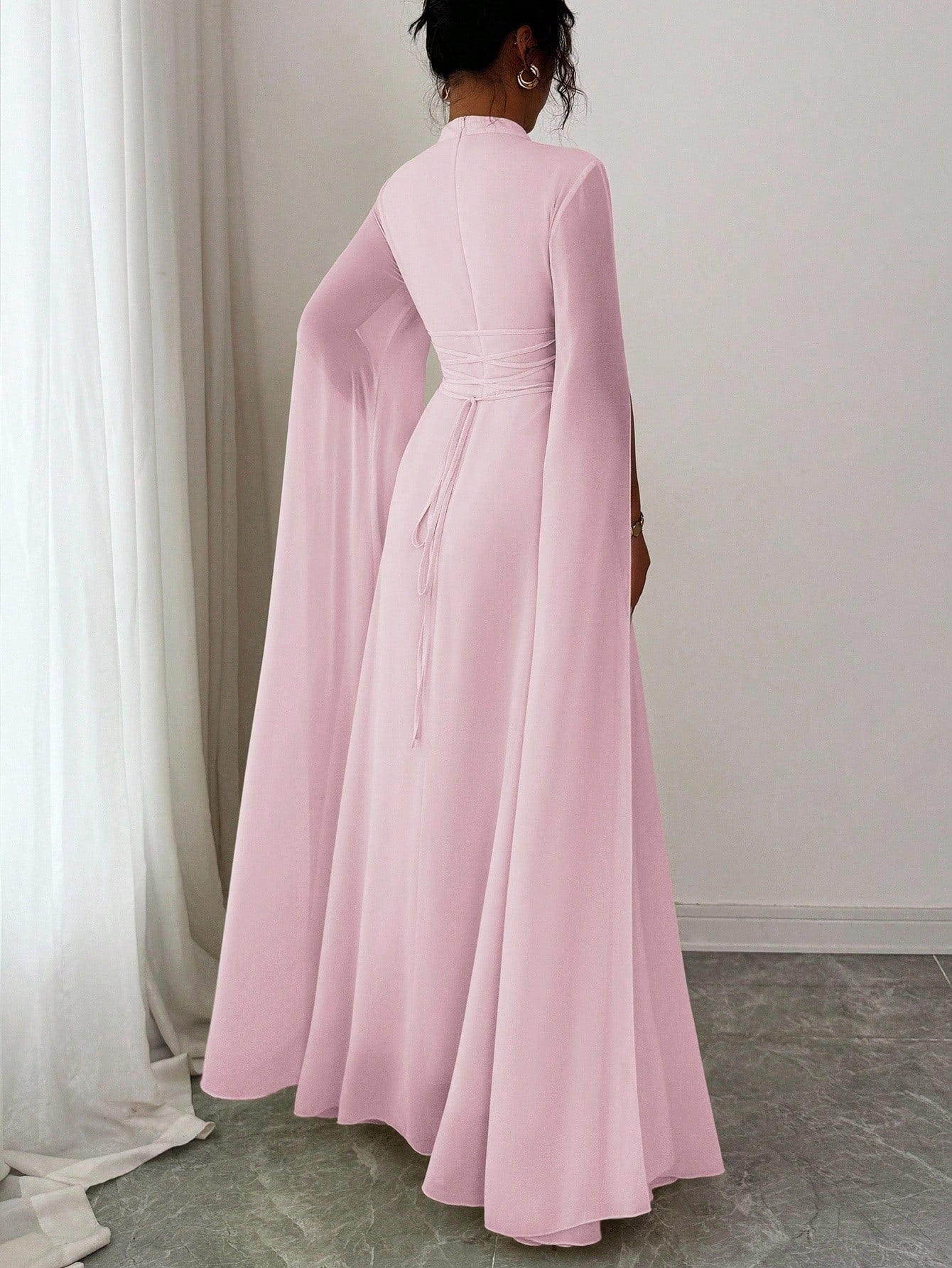 Strappy Cloak Back Chain Slim Fit onesie
