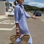 Split shirt split dress
