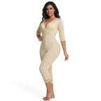 Double-layer fabric strengthens abdomen and hips, corset woman
