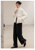 Cashmere stand-up collar winter coat