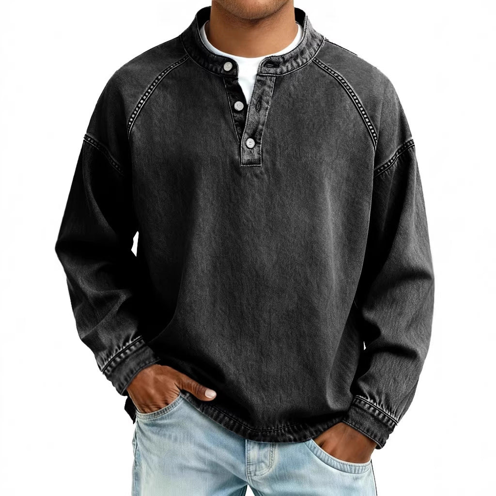 Shirt Solid Color Long Sleeve Shirt