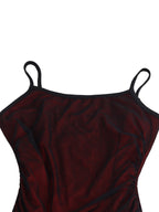 Sexy satin solid color dress