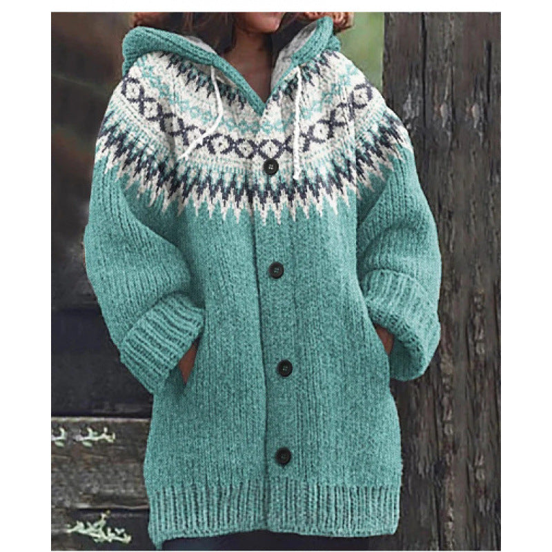 Halloween Animal 3D Printed Casual Hooded Cloak Jacket