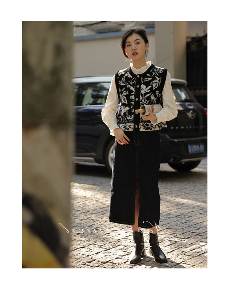 White Shirt Women's Long Sleeve Bottom Shirt