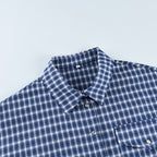 Cotton retro plaid cardigan top