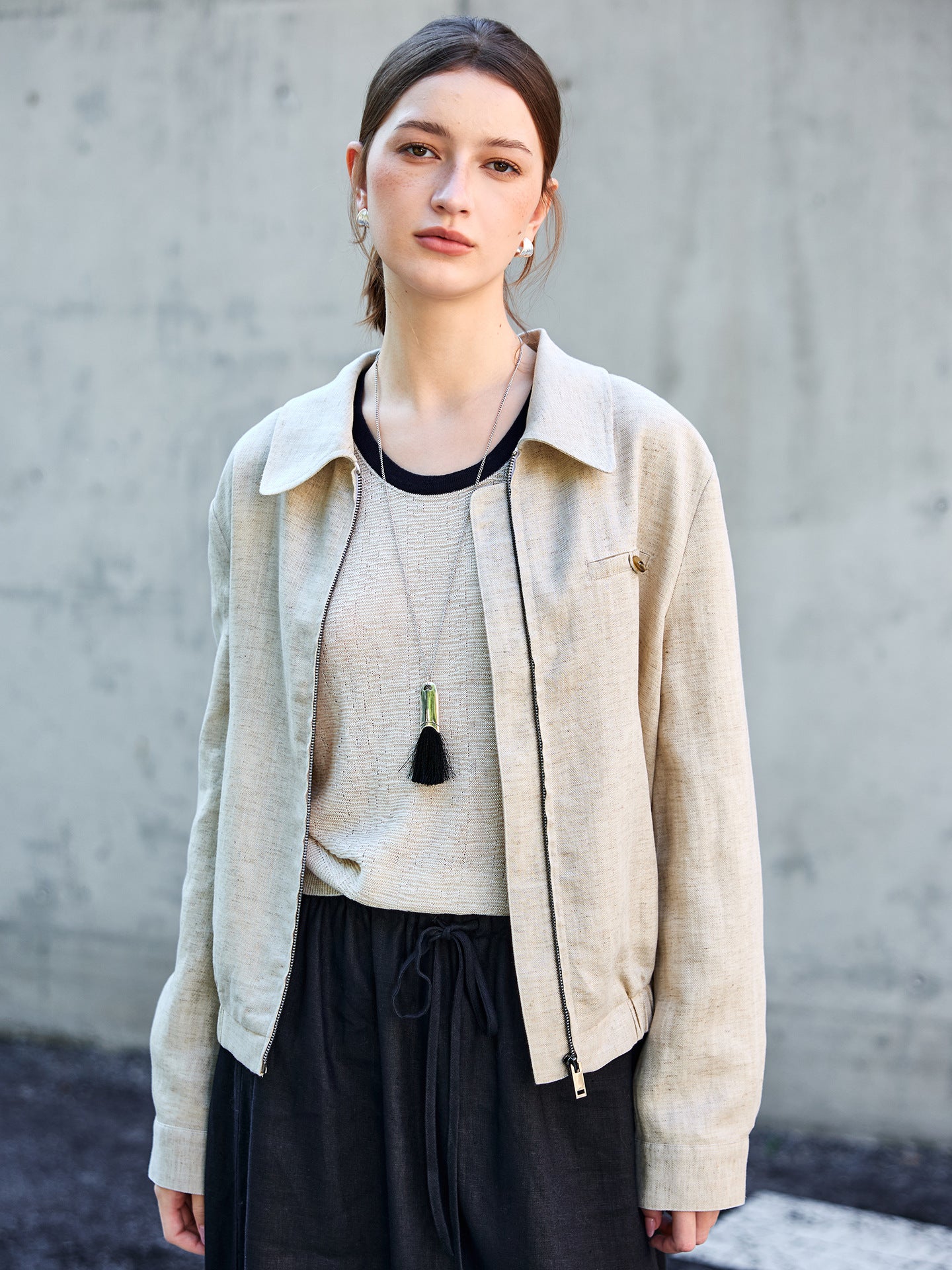 French linen jacket
