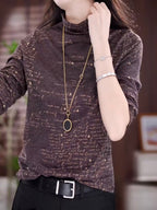 Bottom shirt double-sided velvet thermal top