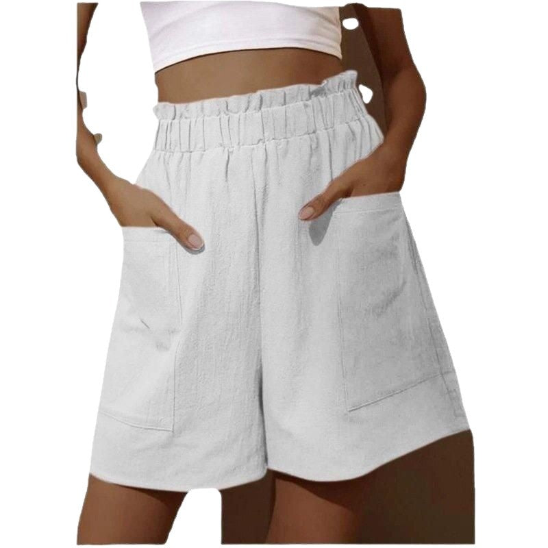 High waist casual shorts