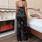 Ice silk pajamas women's pajamas