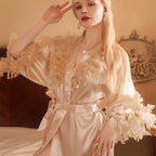Feather nightgown