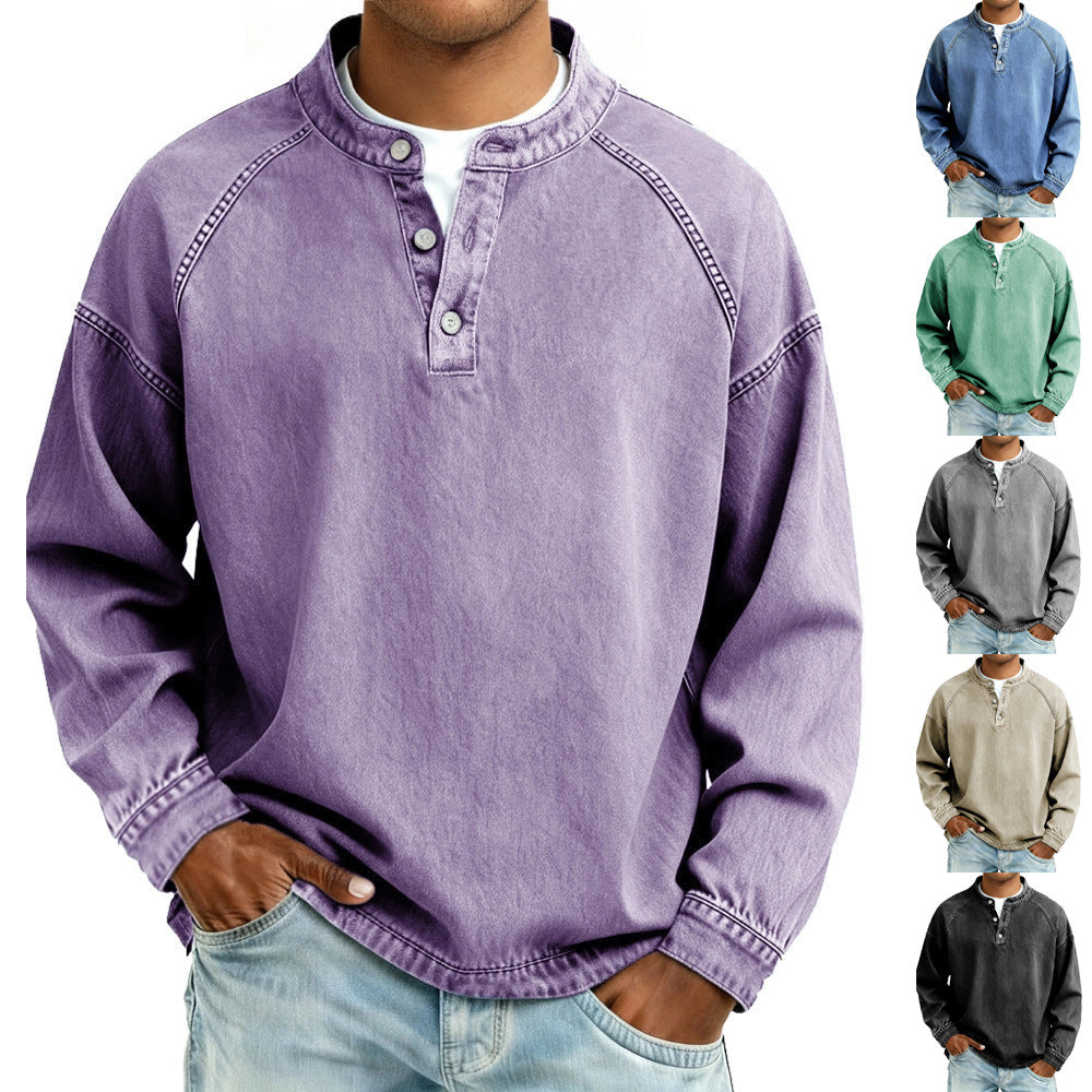 Shirt Solid Color Long Sleeve Shirt
