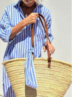 Split shirt split dress