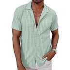Knitted Hollow Casual Shirt