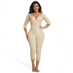 Double-layer fabric strengthens abdomen and hips, corset woman
