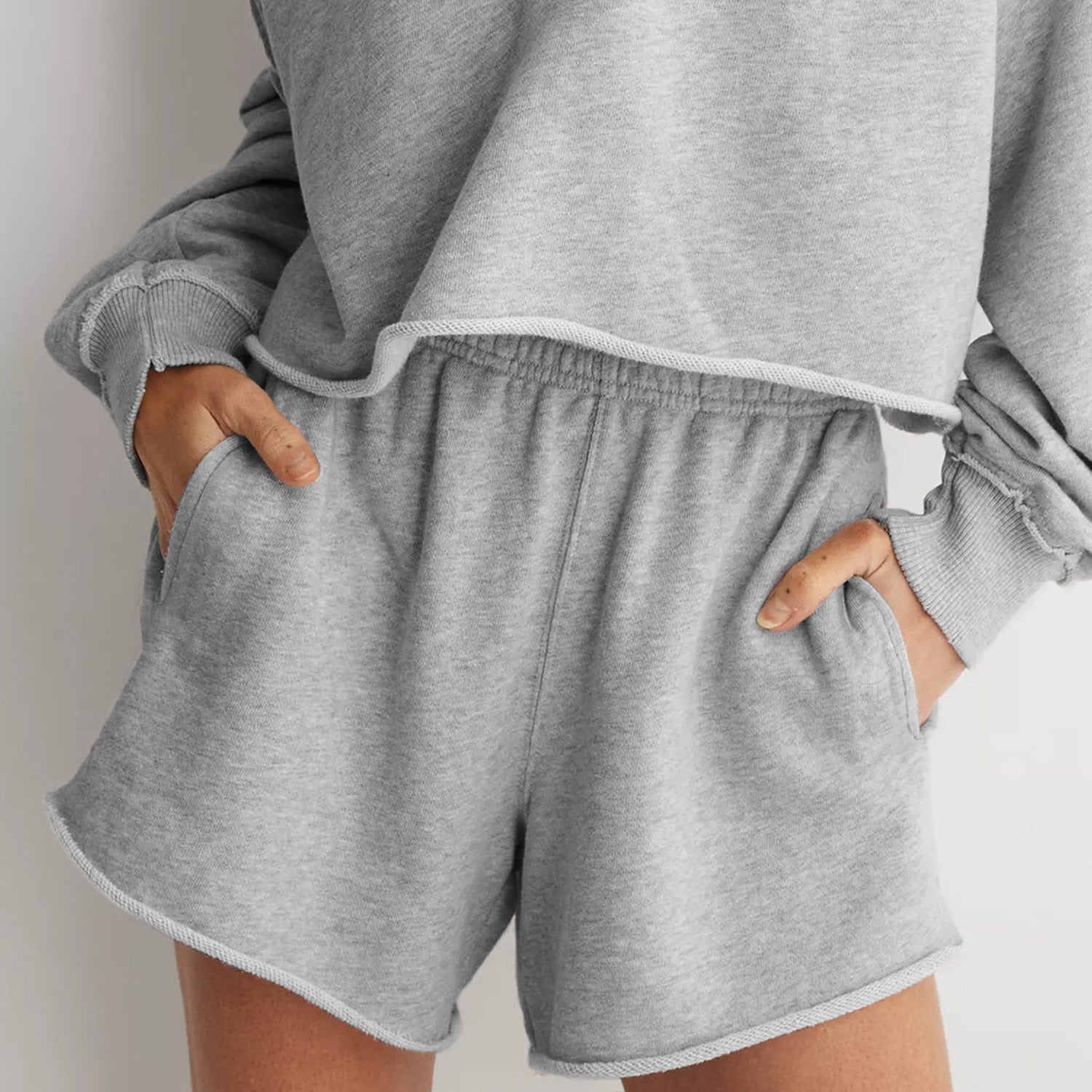 Fashion brand women's hooded sweater V-neck