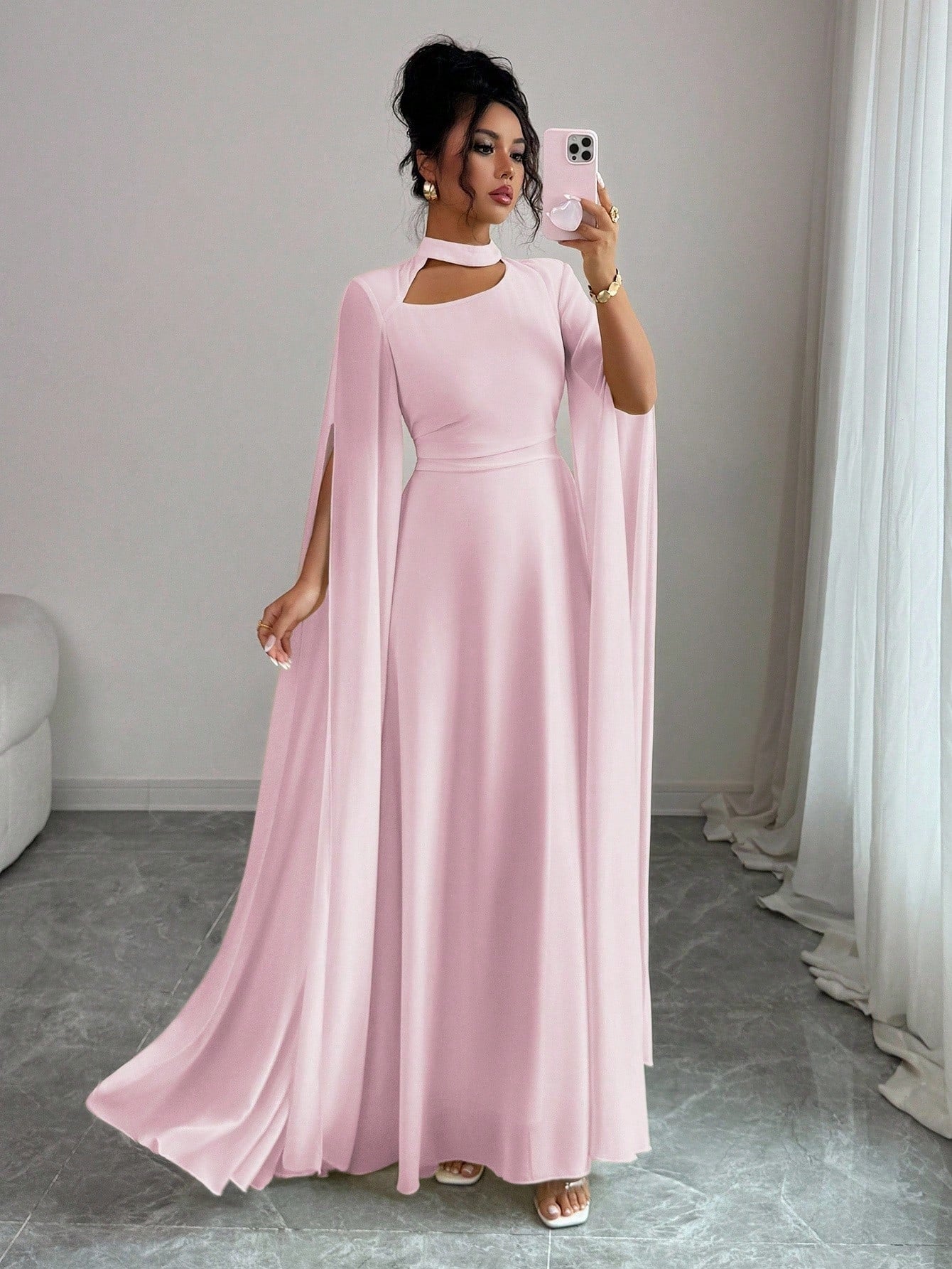 Strappy Cloak Back Chain Slim Fit onesie