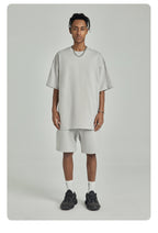 Crew neck loose T-shirt