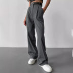 Loose straight trousers suit pants