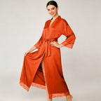 Satin imitation silk stretch dress