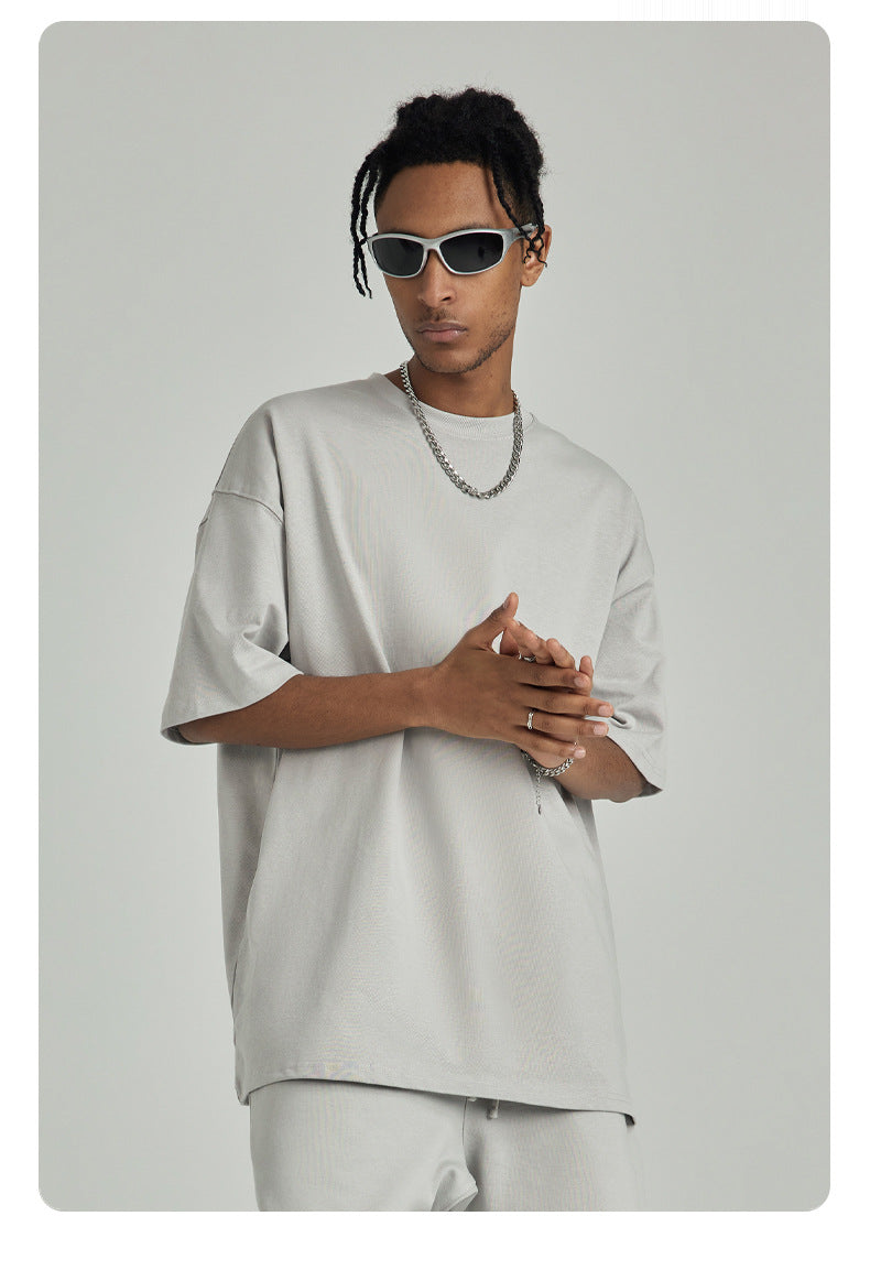 Crew neck loose T-shirt