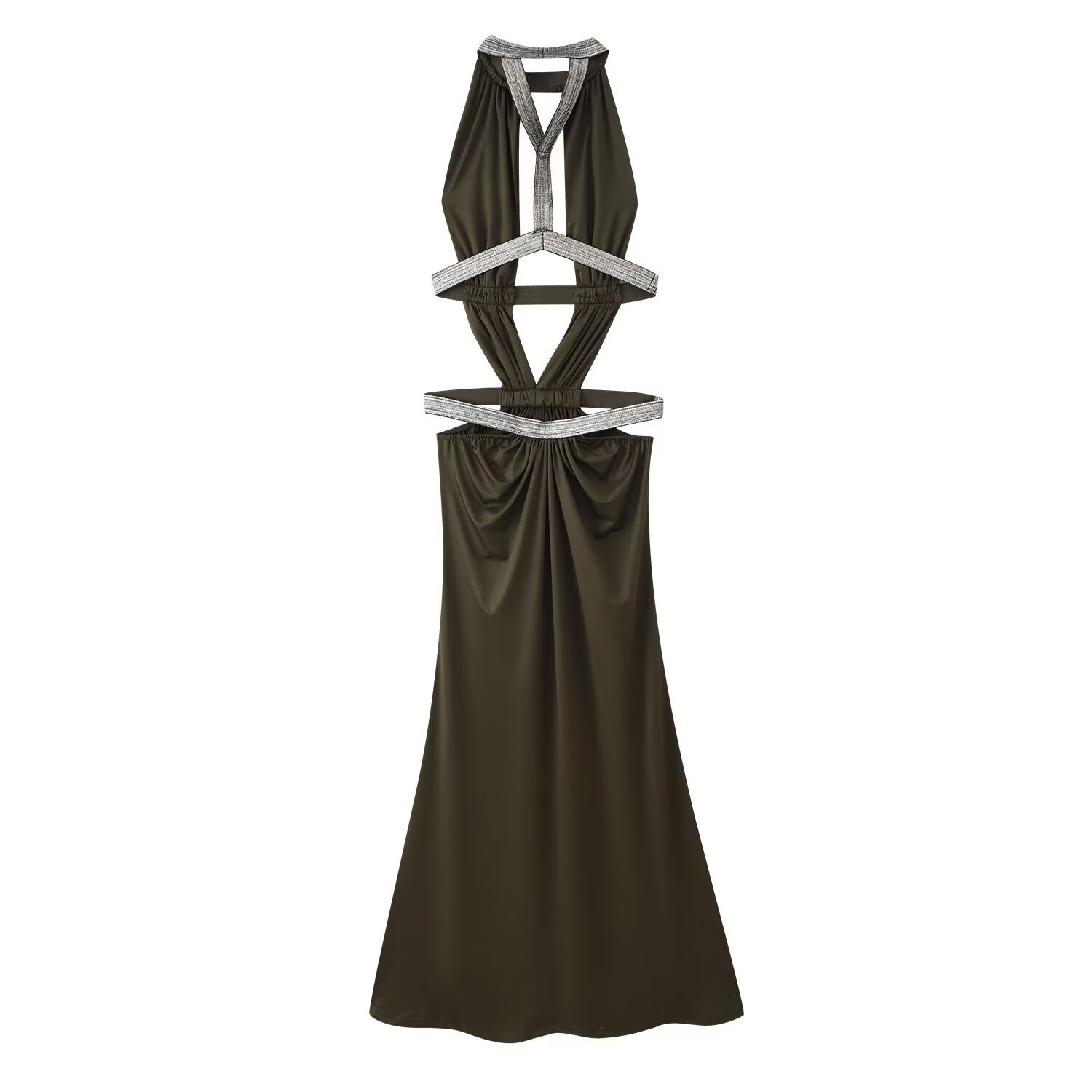 Hollow temperament slim fit sexy dress