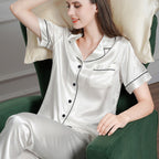 Silk pajamas