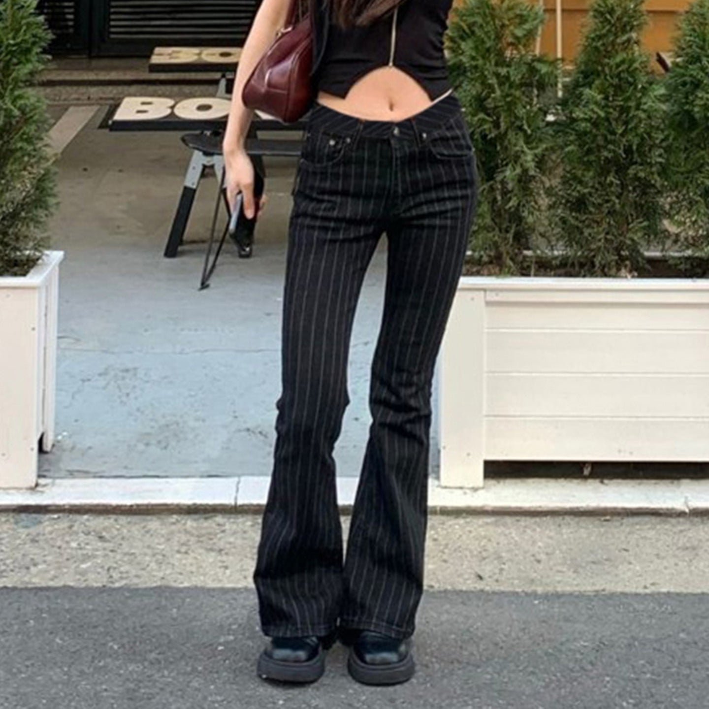 Straight casual jeans