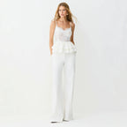 Lace Sleeveless Suspender Top