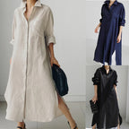 Bottom shirt cardigan long dress