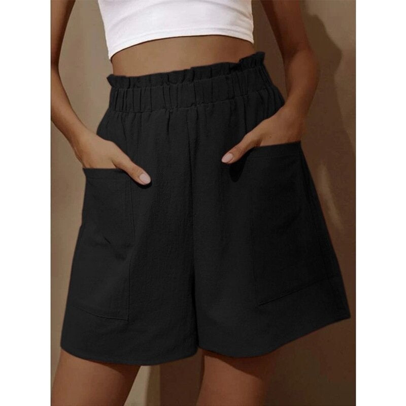 High waist casual shorts