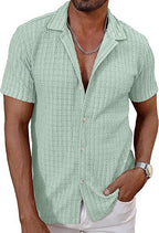 Knitted Hollow Casual Shirt