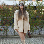 Rivet embellished blazer