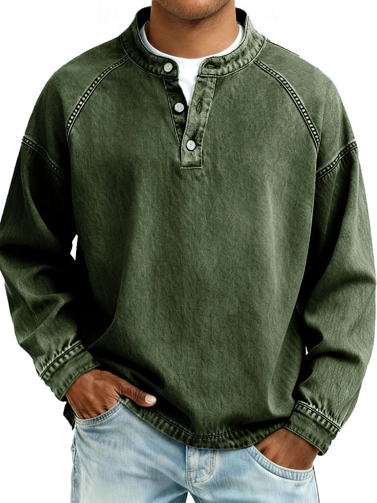 Shirt Solid Color Long Sleeve Shirt