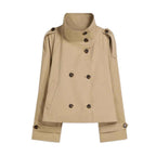High-quality commuter stand-up double-exhaust waist-style jacket