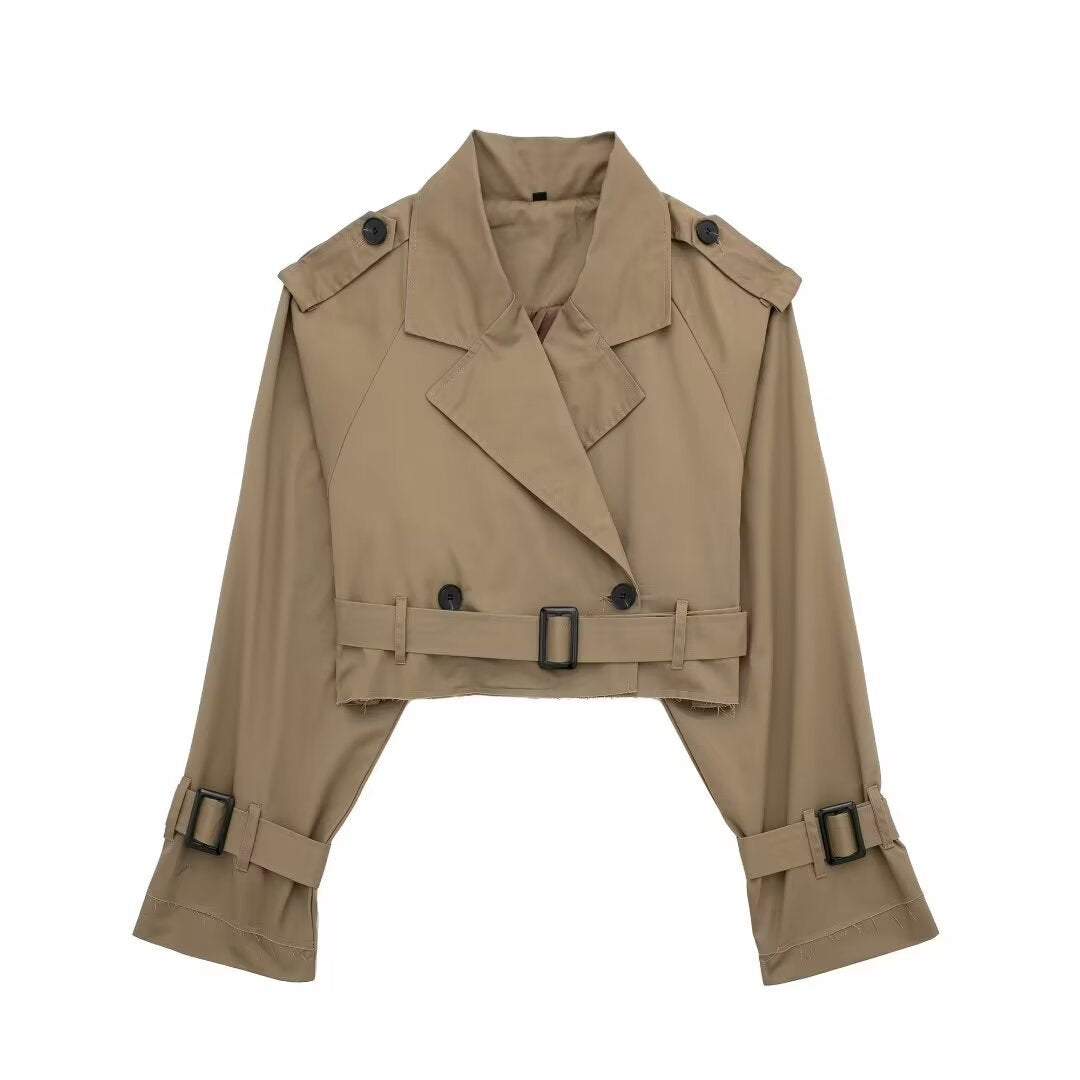 Long Sleeve Rough Windbreaker Jacket