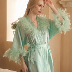 Feather nightgown